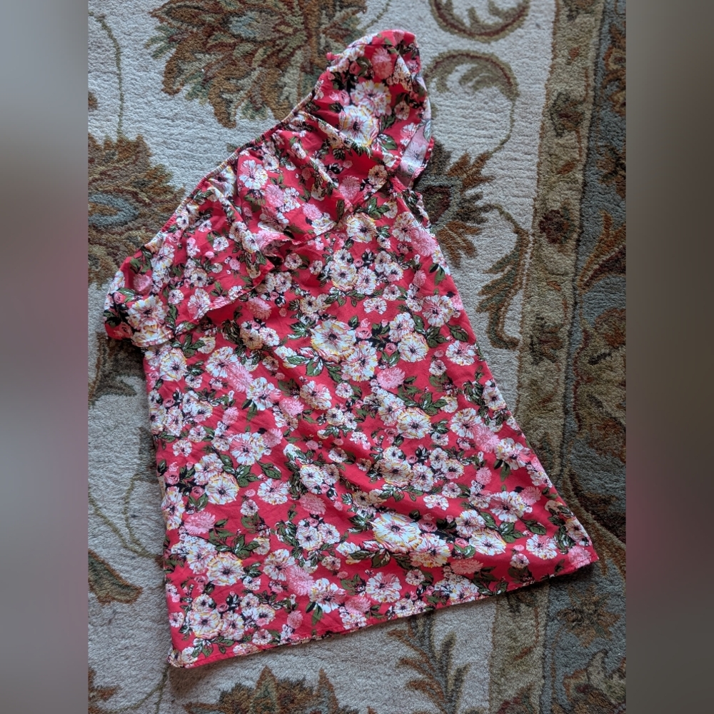 Floral One-Shoulder dress